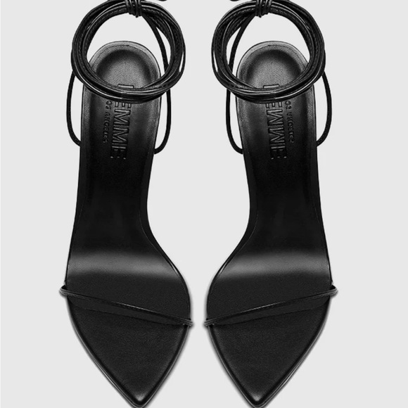 La Femme NWOT Luce Minimale - Black Size 38 US 8 - Picture 2 of 8